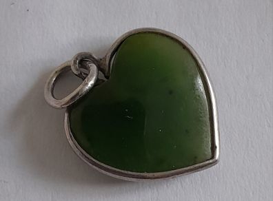 Pendant - Charm - Jade Heart