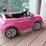 Toddlers pink beetle car Image 2