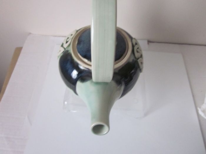 Ceramic Celtic Teapot from Ken Watters Pottery Listowel Co. Kerry.