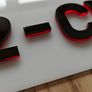 3D acrylic registration plate personalized Image 3