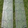 Pair of Vintage Leaded Stained Glass Window Image 9