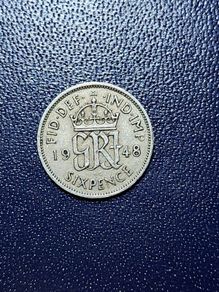 United Kingdom Six pence coin