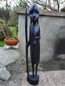African Statue Handmade  MakondeTanzania  Hand Carving