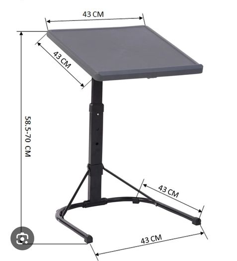 Portable folding table