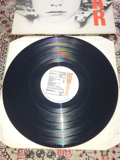 U2: War Irish pressing LP