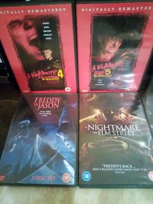 Nightmare On Elm Street Dvd Collection Bundle Freddy Kruger Classic Horror
