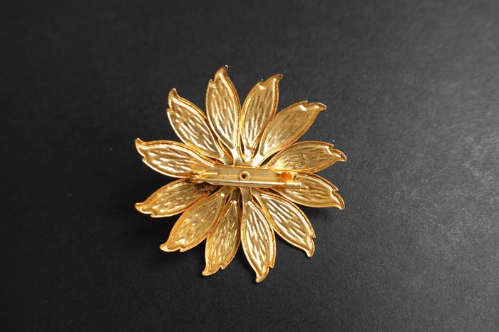 White Flower Brooch