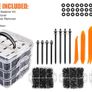 675pcs Car Body Trim Clips Retainer Bumper Rivets Screw Panel Push Fastener Kit Image 2