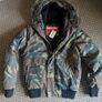 Hooded Everest Puffer Bomber Jacket - Colour: Army Camo Image 4