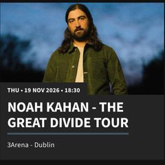 Noah Kahan ticket