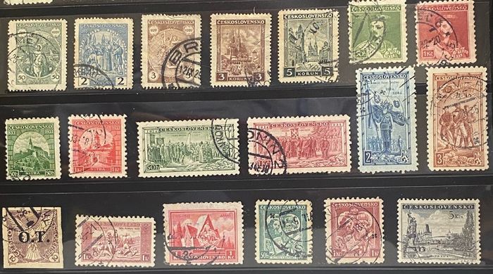 Czechoslovakian stamp lot