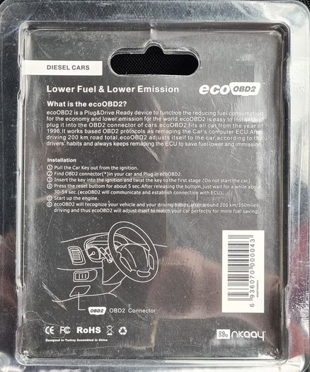 Car chip, fuel economy & power odb Plug in.