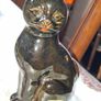 Vintage Ceramic Black Cat Made in Japan, 1950s, Postage Available or Collection Image 3