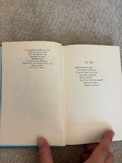 Vintage Winnie The Pooh 1974 Book