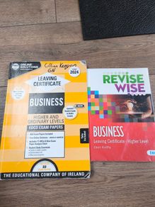 Revise wise Business and Exam papers higher Level