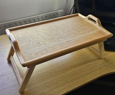 Wooden Bed Tray Table Laptop Foldable Lap Sofa Butlers