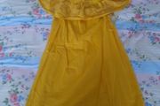 mustard summer dress