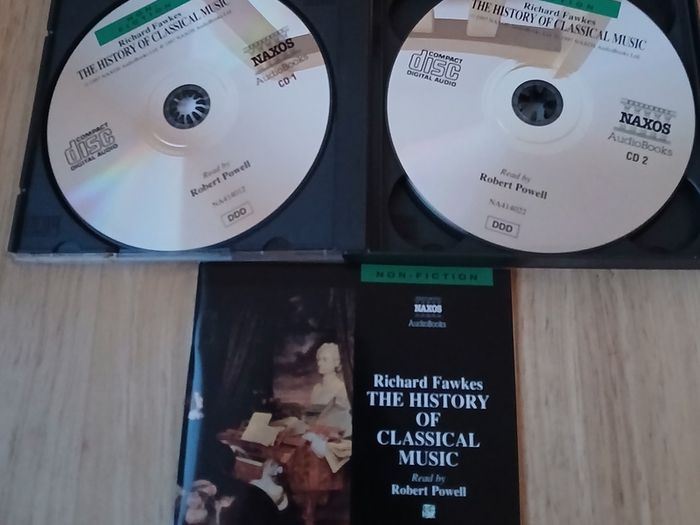 The History of Classical Music Richard Fawkes Robert Powell 4 CD Audiobook Naxos