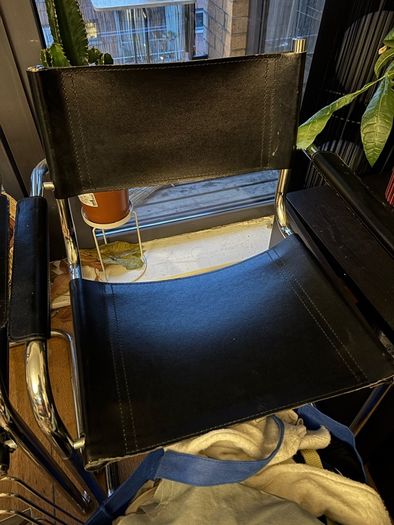Vintage Chrome Bauhaus Style Cantilever Armchairs (Mid-Century Modern)