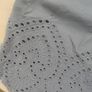 BNWT Abercrombie & Fitch Women Tank Top Blue High Neck Eyelet Cotton Blouse Cropped size XL UK14 EU42 Postage included Image 2