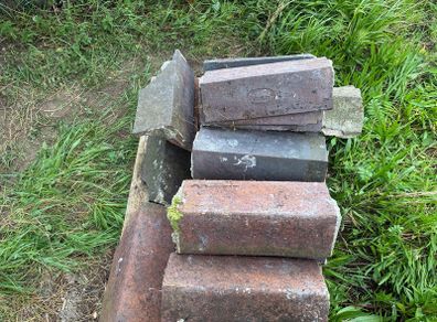 old ridge tiles