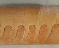 Vintage Swedish Bark & Pine Coffee & Sugar Container