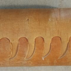 Vintage Swedish Bark & Pine Coffee & Sugar Container