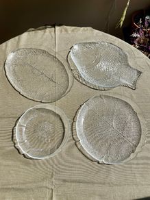 Selection of Vintage Glass Serving Plates, from euro 10, Arcoroc, Pasabahce