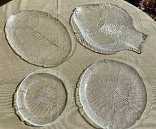 Selection of Vintage Glass Serving Plates, from euro 10, Arcoroc, Pasabahce