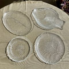Selection of Vintage Glass Serving Plates, from euro 10, Arcoroc, Pasabahce
