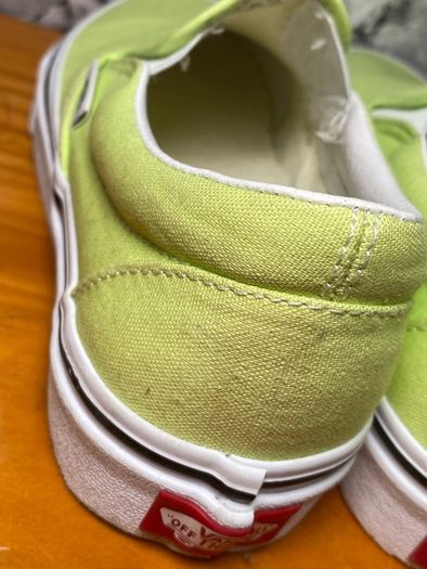 Vans Off The Wall Ladies Like Green Slip-on UK4 EUR36.5