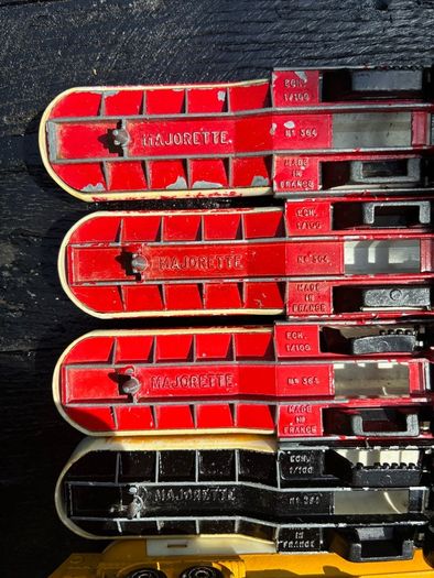 7 x Vintage Majorette Tanker Truck Collection