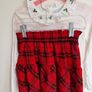 Girls 5-6yrs DUNNES XMAS skirt Image 3