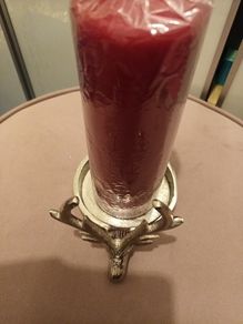 Brand new Meadows and Byrne stag candle holder