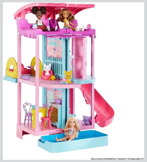 BNIB Barbie Chelsea Playhouse