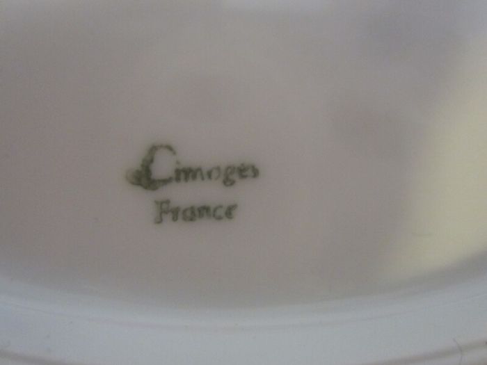 LIMOGES   France  porcelain plate