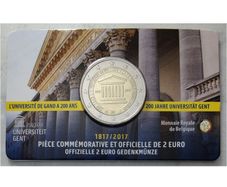 Belgium 2 Euro Base Metals Brilliant Uncirculated Coin 2017 - Gent University