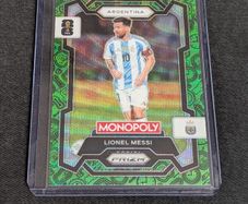 Monopoly Prizm Fifa World Cup 2026 Four Corners Green Wave Lionel Messi Argentina