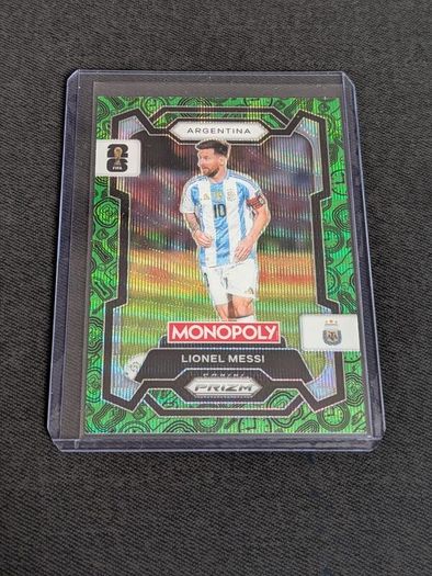 Monopoly Prizm Fifa World Cup 2026 Four Corners Green Wave Lionel Messi Argentina