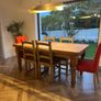 Country style solid wood kitchen table and 6 chairs Image 3