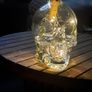 heavy skull glass bottle with lights Image 2