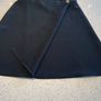 A- Line Wrap Over Style Black Skirt - SIZE: S/M 8/10 Image 2