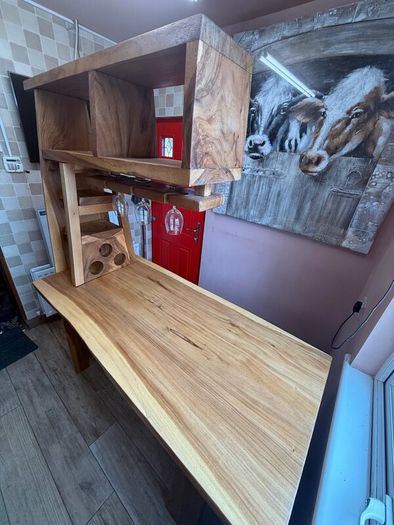 New Solid wooden table now 200 for quick sale