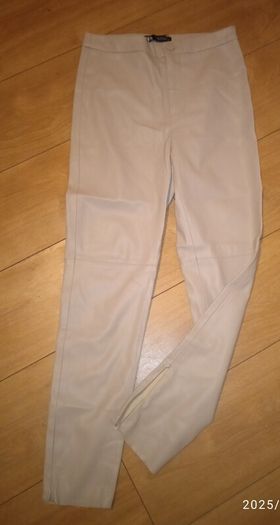womens faux leather trousers