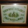 Vintage D.W.D. Dublin Whisky Distillery Framed Ad Image 5