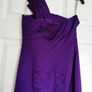 Karen Millen Satin Dress purple uk10 Image 8