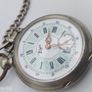 Old Pocket watch and stand Image 8