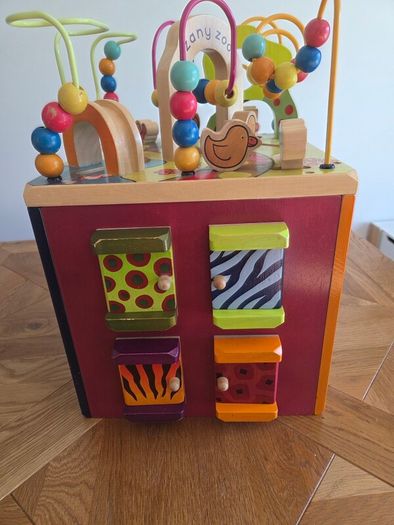 Wooden Activity Cube