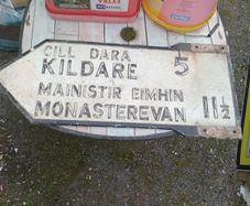 old road  sign