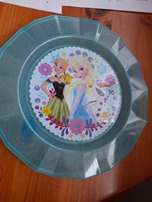frozen kids plate